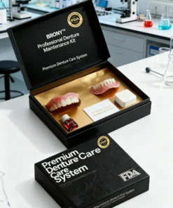 BRONYTM Custom-Fit Full Functional Dentures Na kakaɖedzi geɖe wu nanɔ asiwò