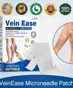 JUXEK® Vein Ease Microneedle Patch — Vein Siwo Wokpɔna Bu Le Ŋkeke 7 Me! Atikewɔƒe aɖeke meli o, Sox aɖeke meli o, Mlɔ anyi ko & Nyɔ Kakaɖedzitɔe