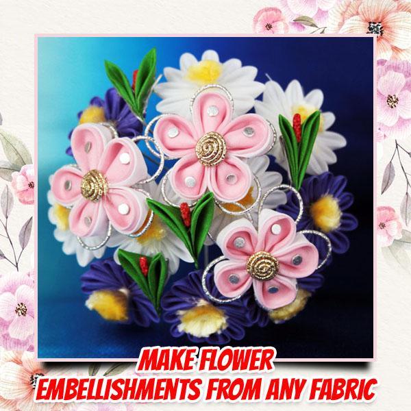 DIY Kanzashi lillemall