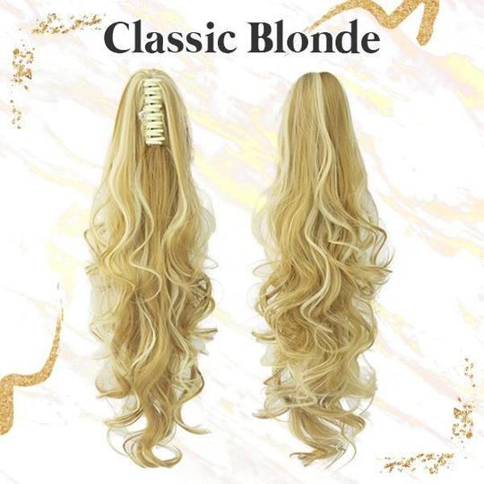 Pump-juukseklamber lainelises hobusesabas - Image 2