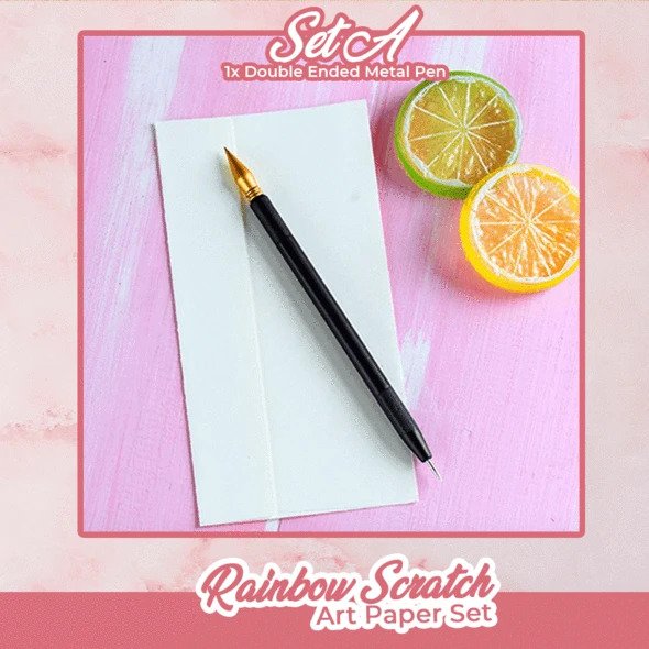 Rainbow Scratch Art paberikomplekt - Image 3
