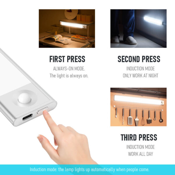 Taaslaetavad liikumisanduriga kapivalgustid - Image 4